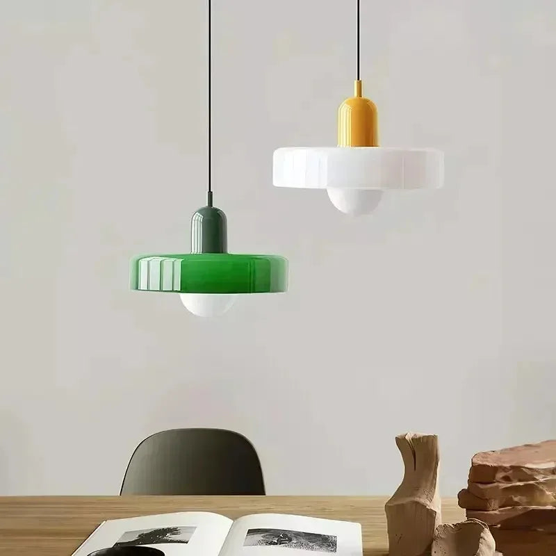 Nordic Retro Glass Pendant Light