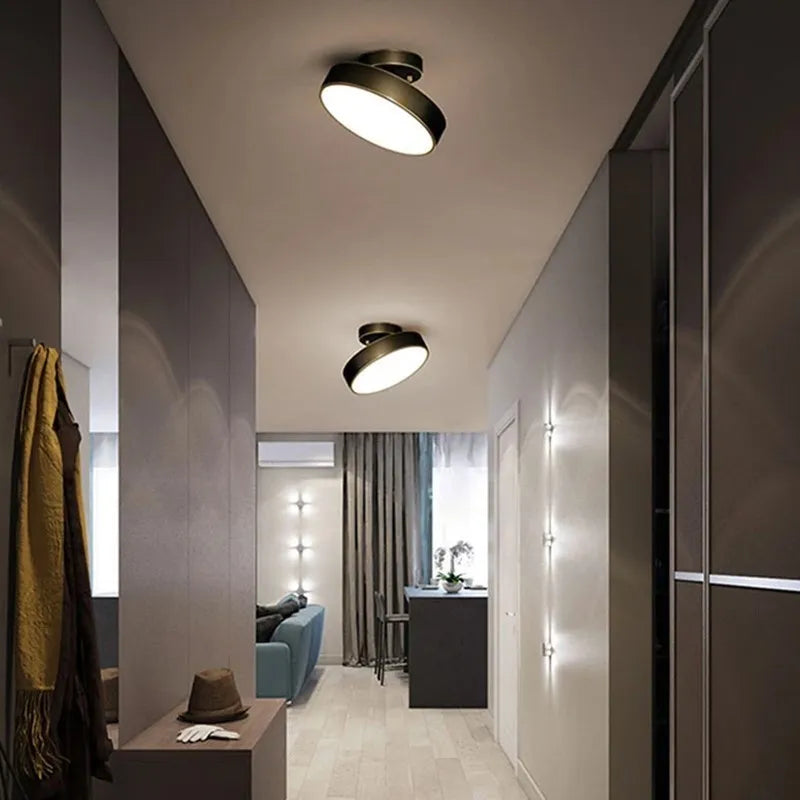 Nordic Copper Round Ceiling Light