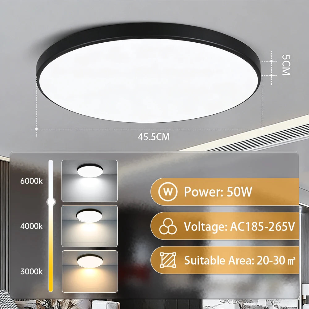 Slim Panel Modern Ceiling Chandelier