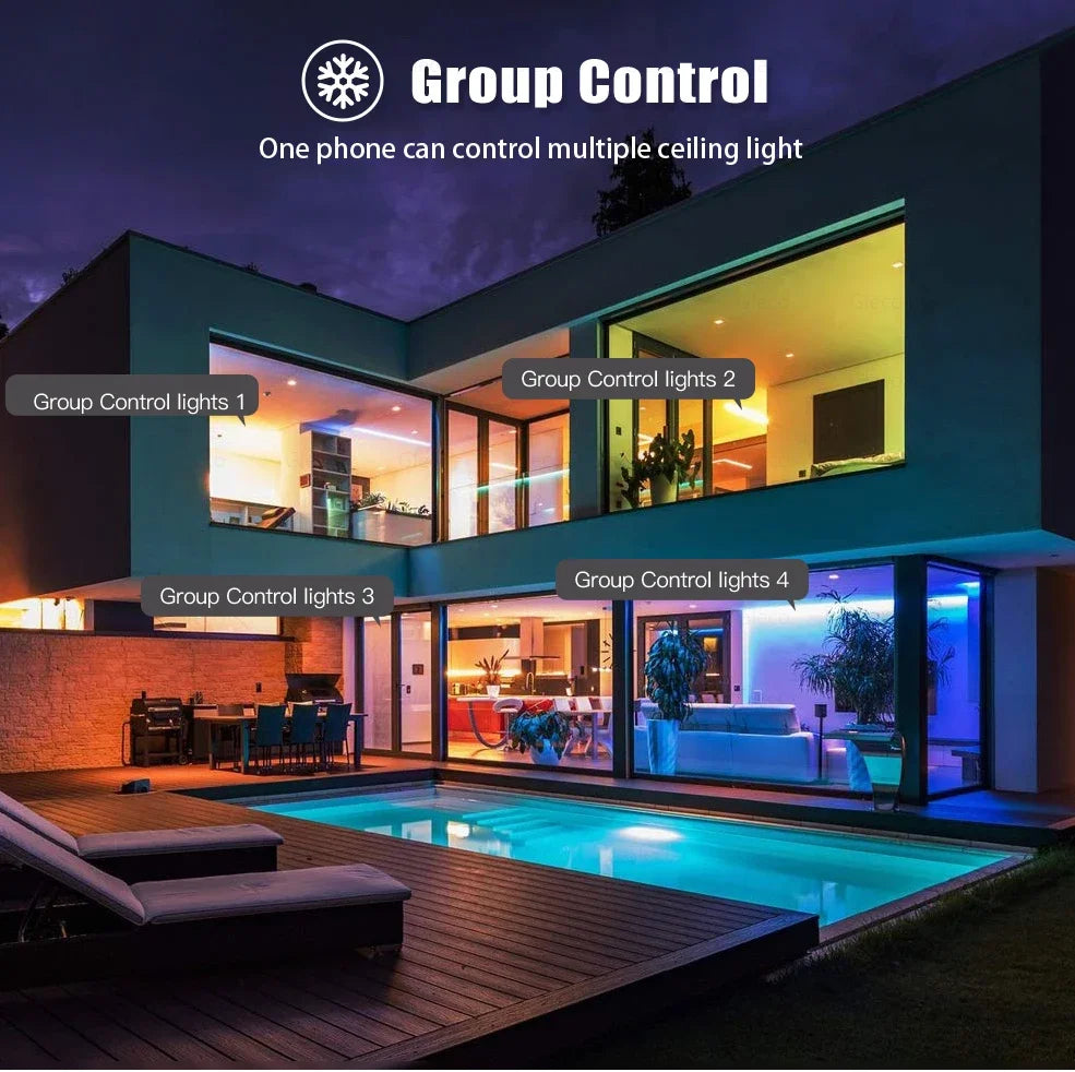 Wifi/Zigbee Ceiling Light Rgbcw Led Ceiling Lamp Livingroom