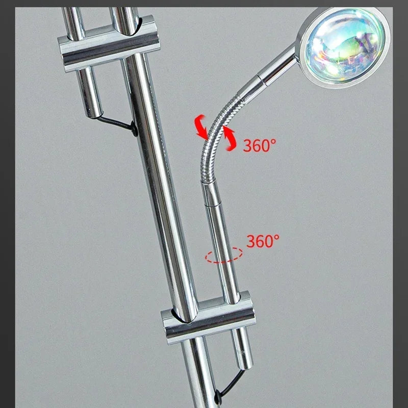 Nordic Rainbow Projection Floor Lamp