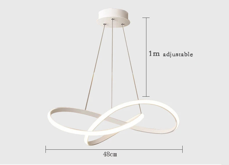 Minimalist LED Pendant Chandelier