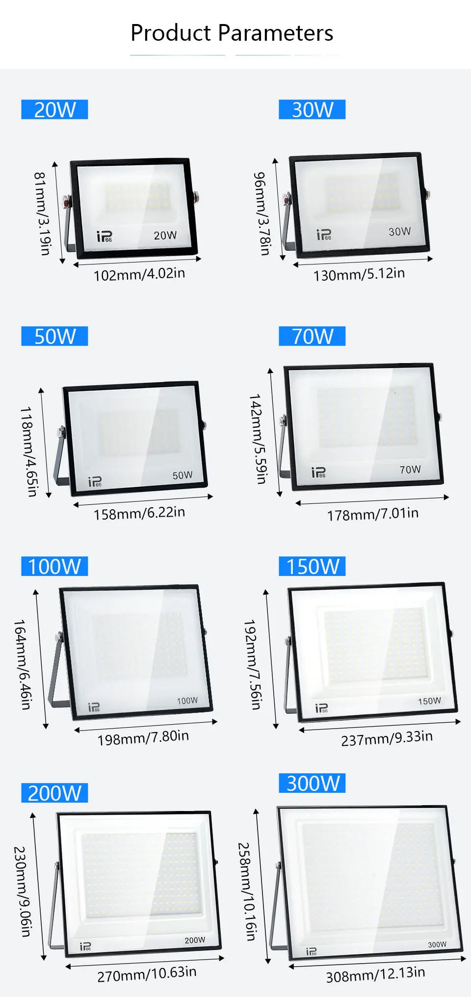 Waterproof LED Outdoor Flood Light