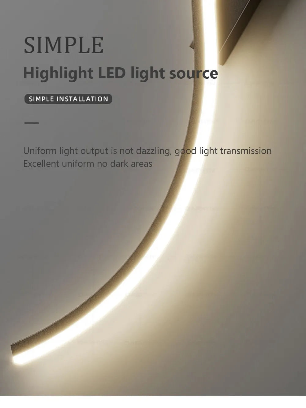Minimalist Long Strip Wall Sconce