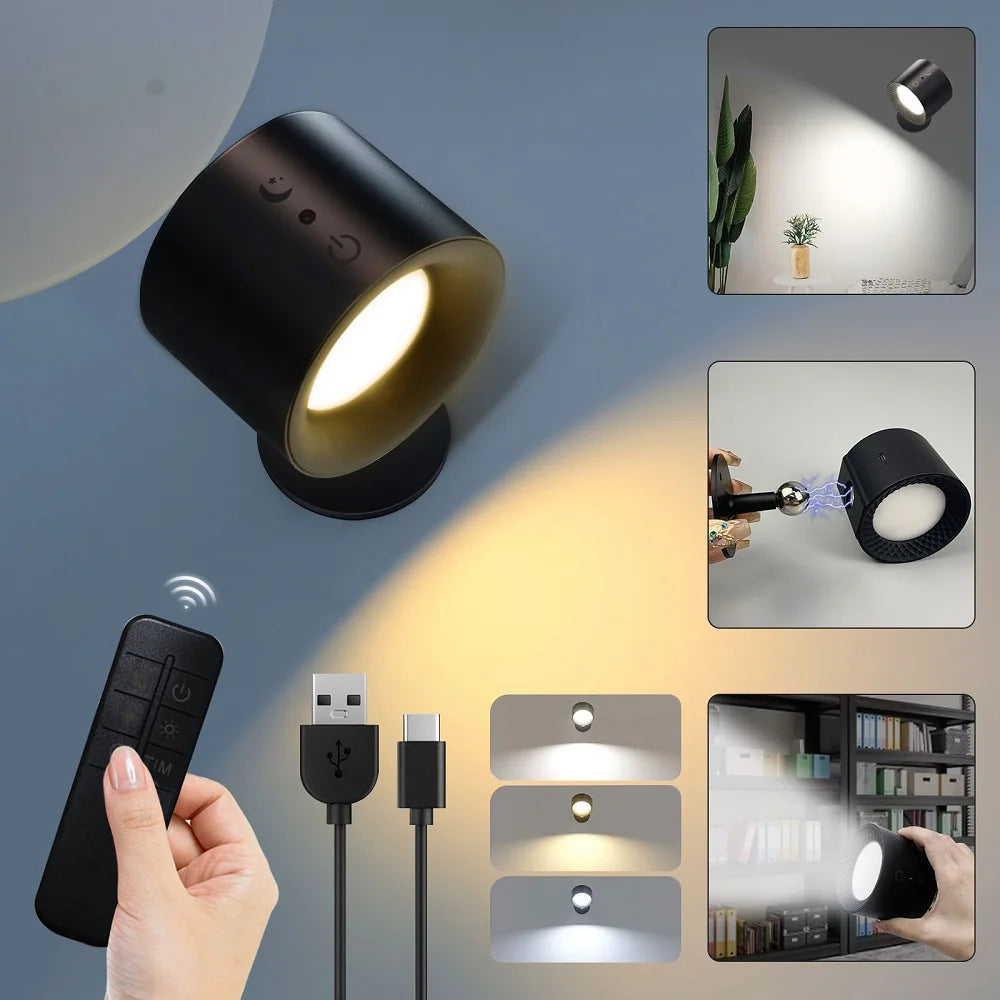 Touch Control Double Head Wall Lamp