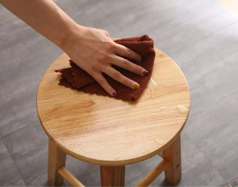 Solid Wood Round Stool