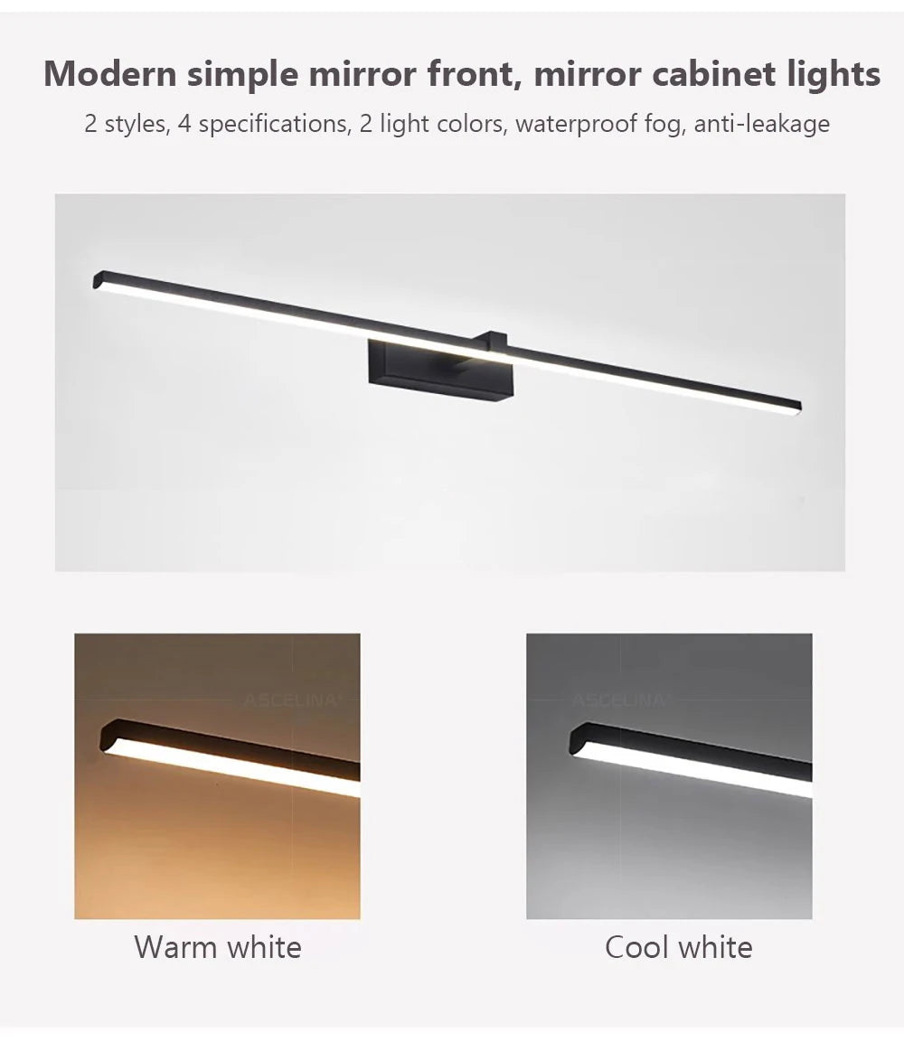 Long Strip LED Mirror Light