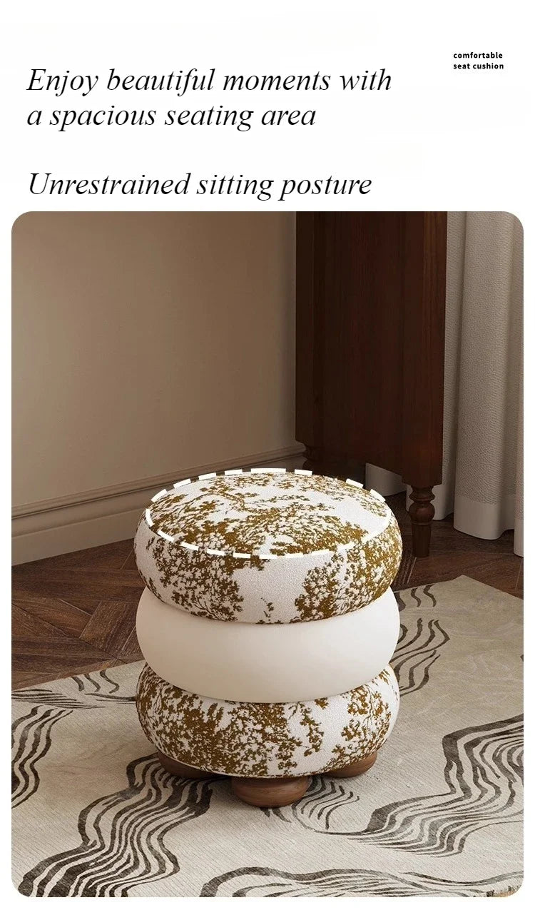 Light Luxury Round Dressing Stool