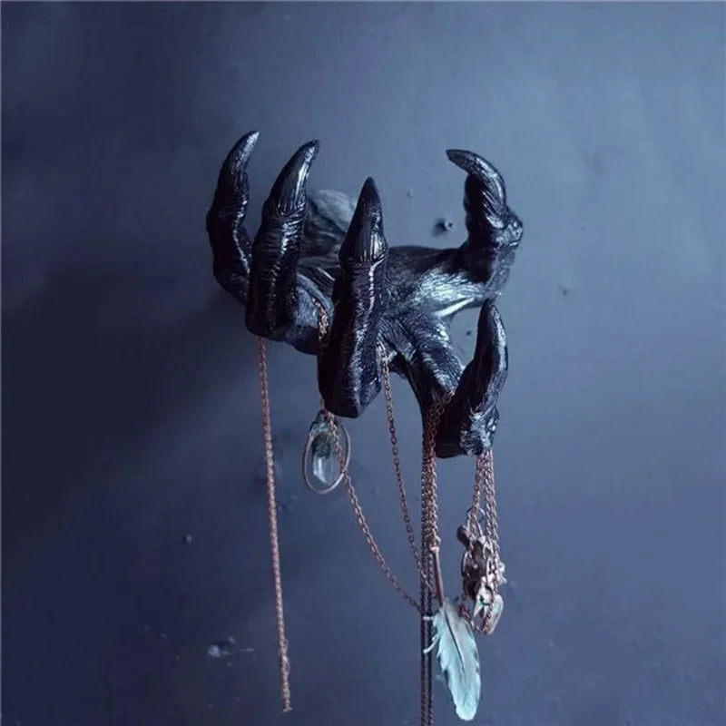 Gothic Hand Wall Key Holder