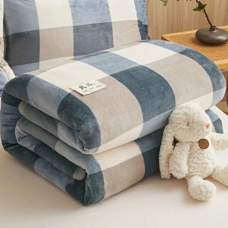 Extra Soft Flannel Throw Blanket
