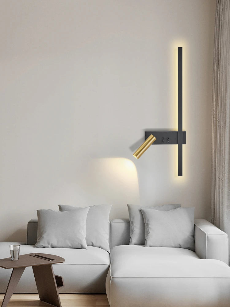 Wall lamp Nordic modern creative led simple living room sofa background