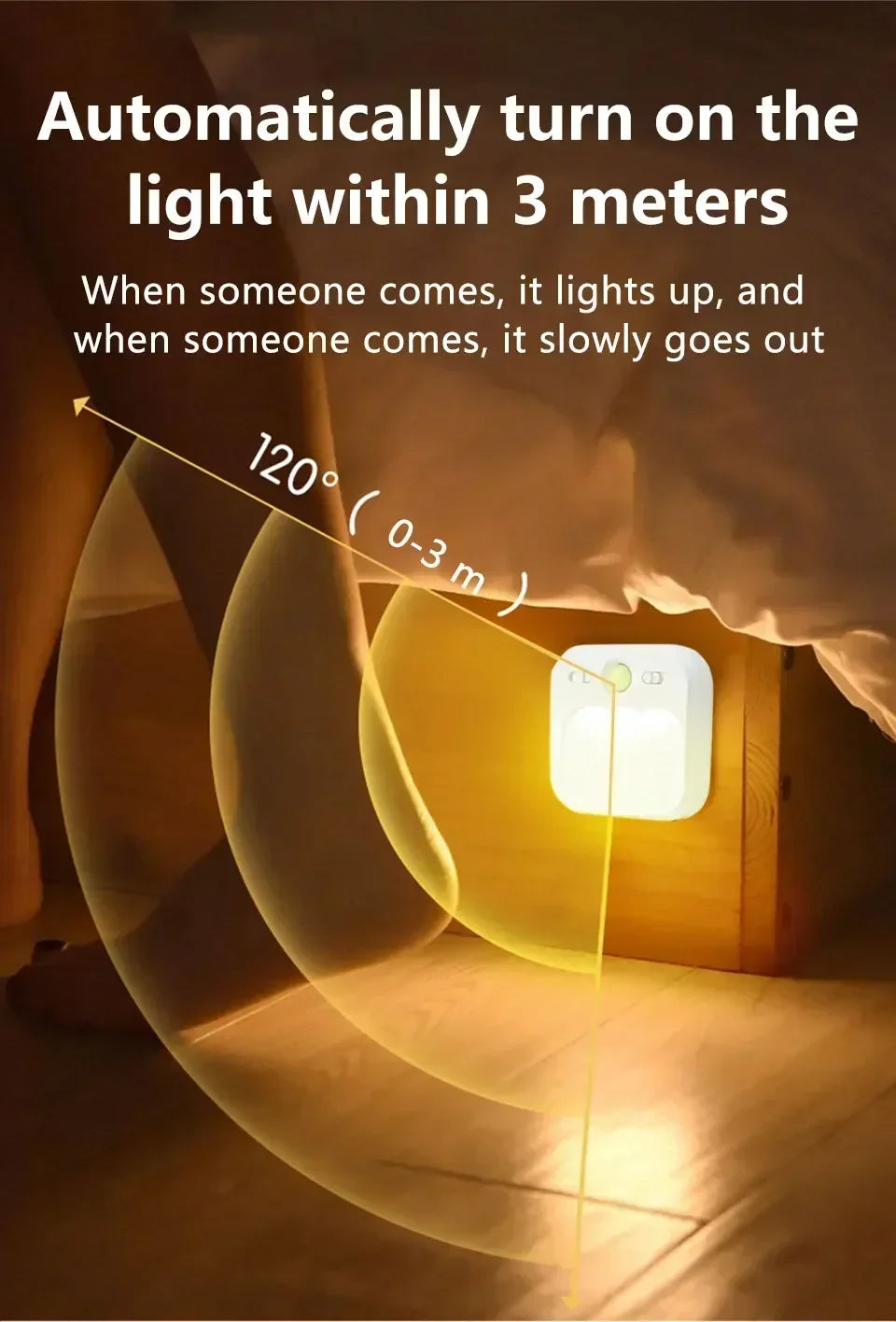 Motion Sensor Rechargeable Night Light