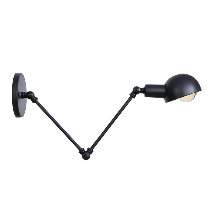 Loft Industrial adjustable long swing arm Wall lamp Fixture Vintage
