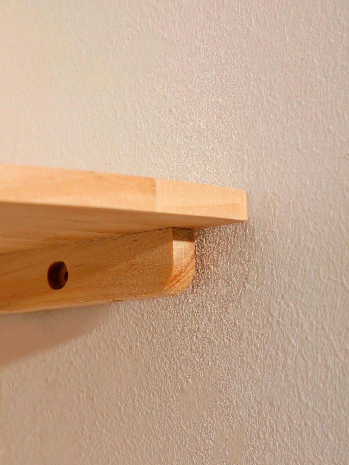 Scalloped Corner Floating Shelf