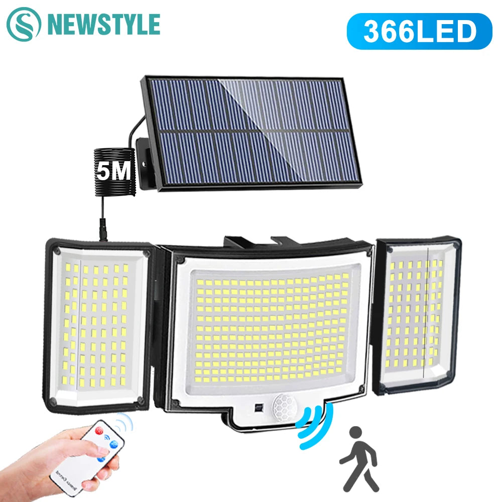 Solar Motion Sensor Security Light