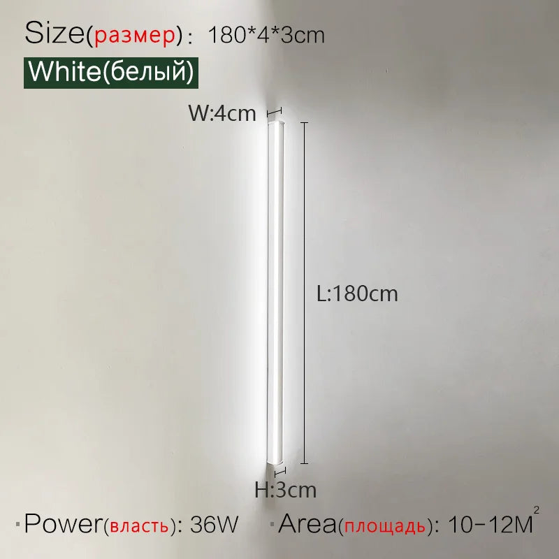 White L180cm