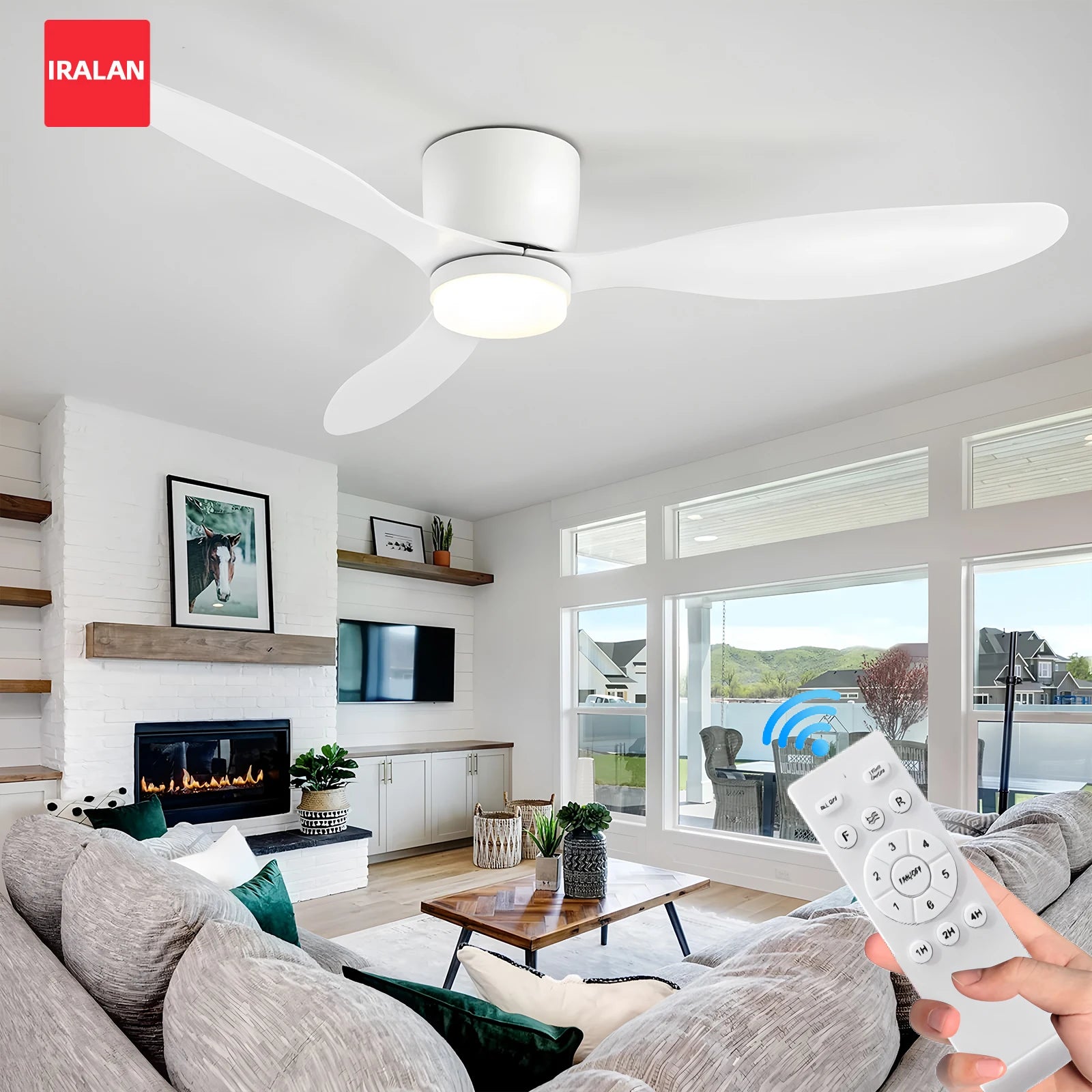 Large DC Motor Ceiling Fan