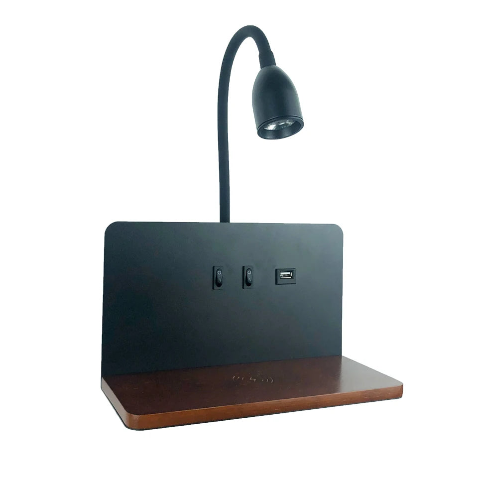 Wall Lamp With USB Charging