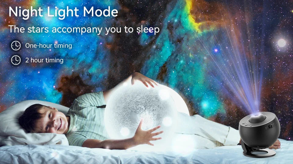 Night Light Galaxy Projector