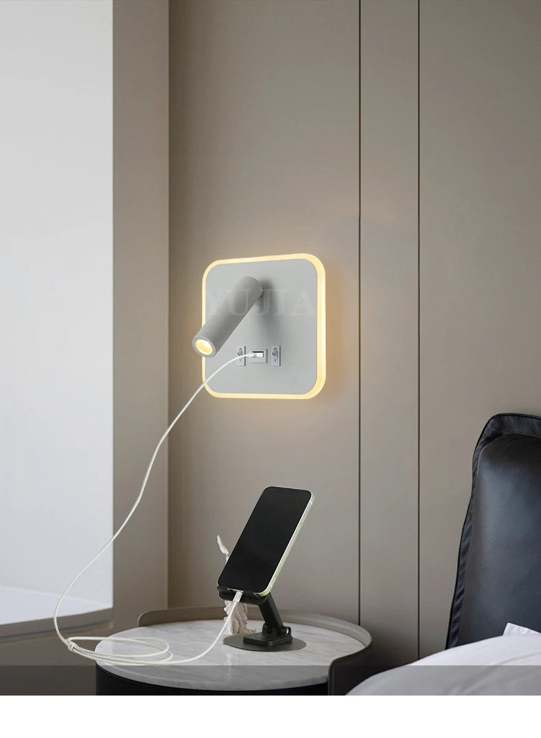 Multifunctional LED Wall Sconce With Switch