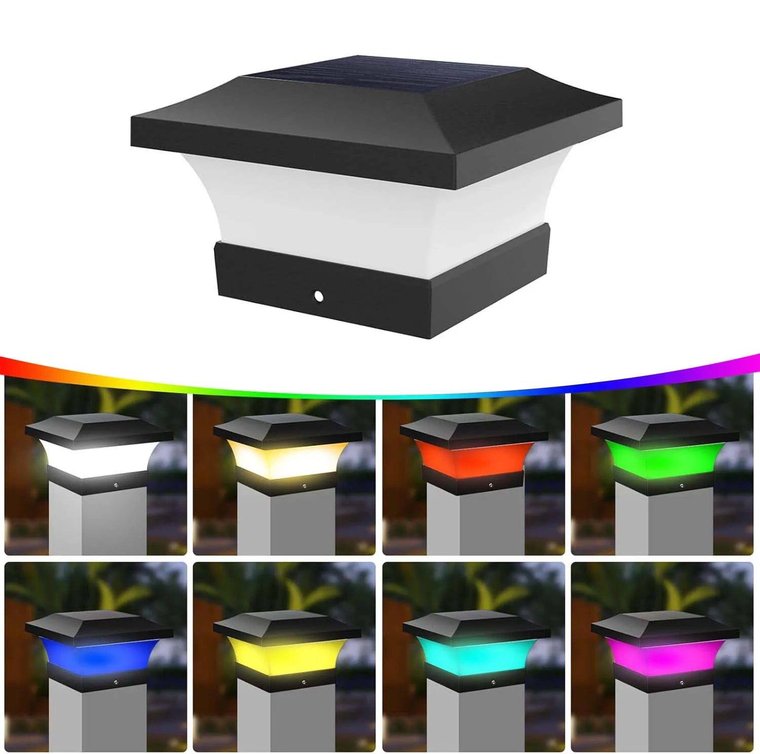 Solar Deck Post Cap Light