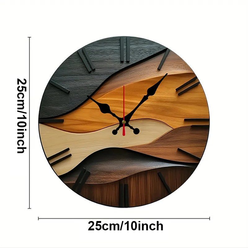 Nordic Wooden Wall Clock