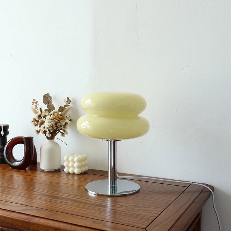 Macaron Trichromatic Glass Lamp