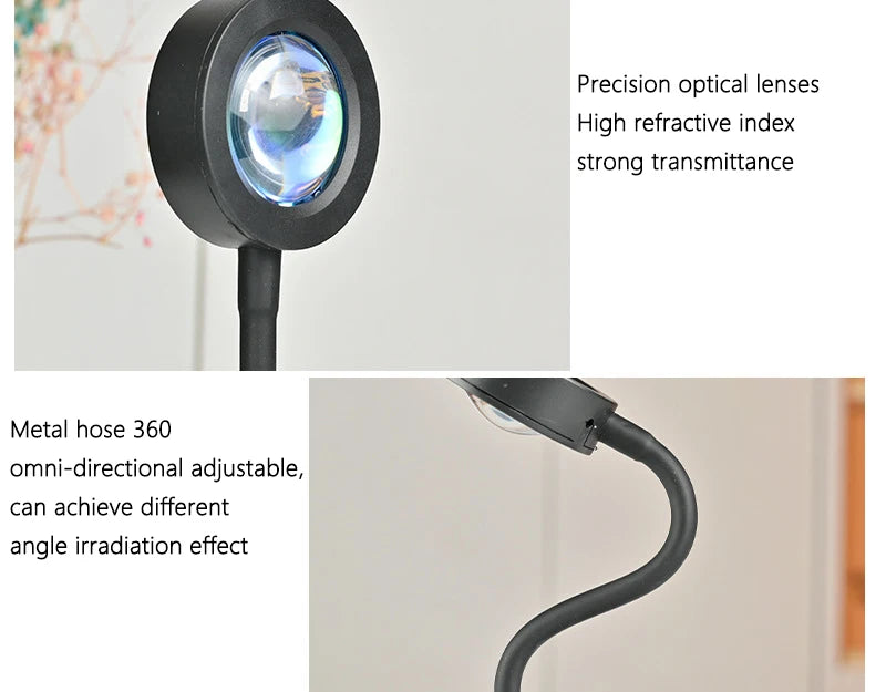 LED Sunset USB Party Projector