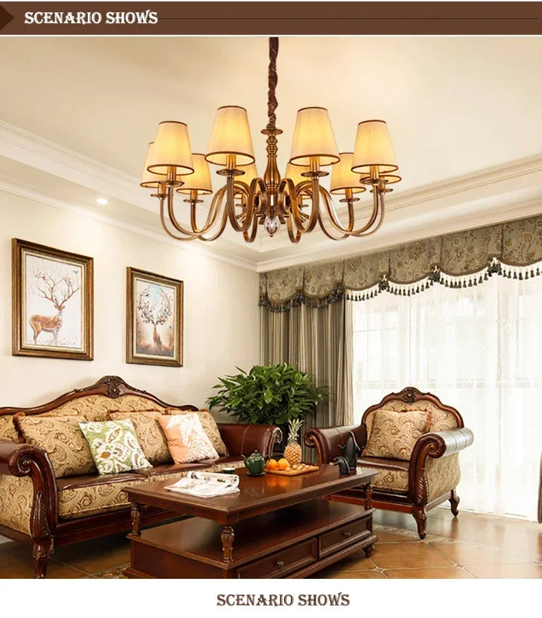 Classic Multi Arm LED Chandelier