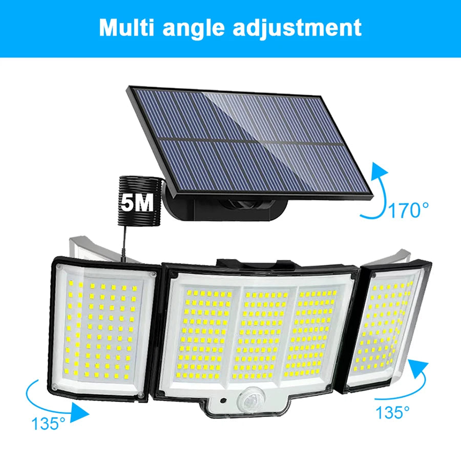 238 LED Solar Motion Sensor Light