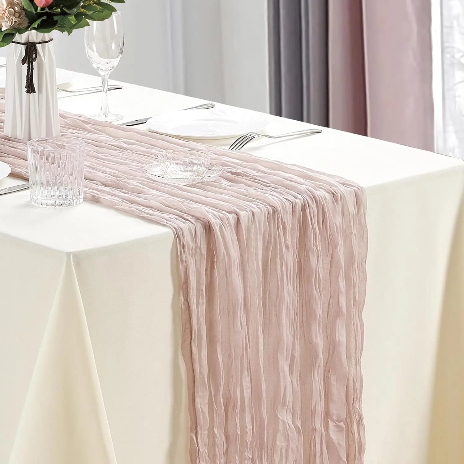 Cheesecloth Table Runners Set of 10