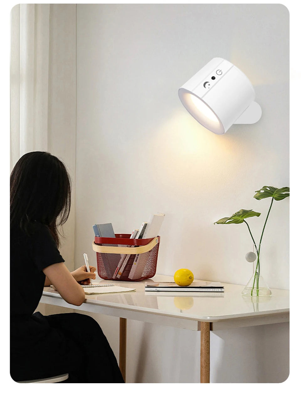 Mini Magnetic Dual Head Wall Light