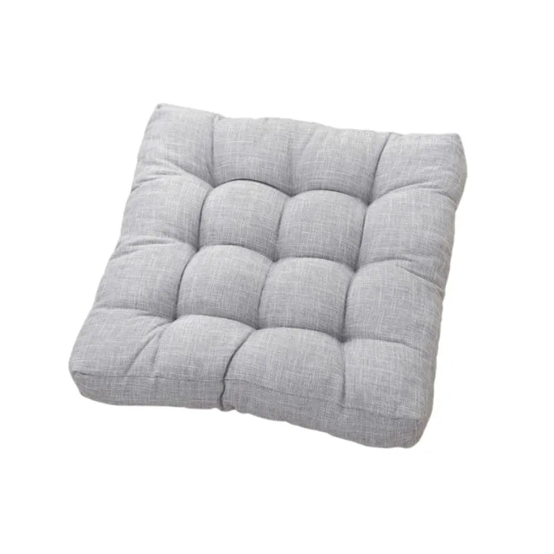 Large Square Floor Seat Cushion Cotton Linen Tatami Floor Pillow Thick Cushions Seating Pillow Seats Mat Pad Balcony Cushion