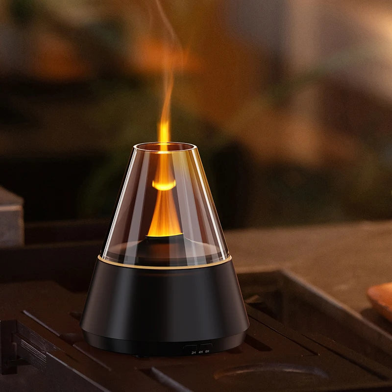 New Air Humidifier Home Colorful Lamp Usb Charge Essential Oil Spray
