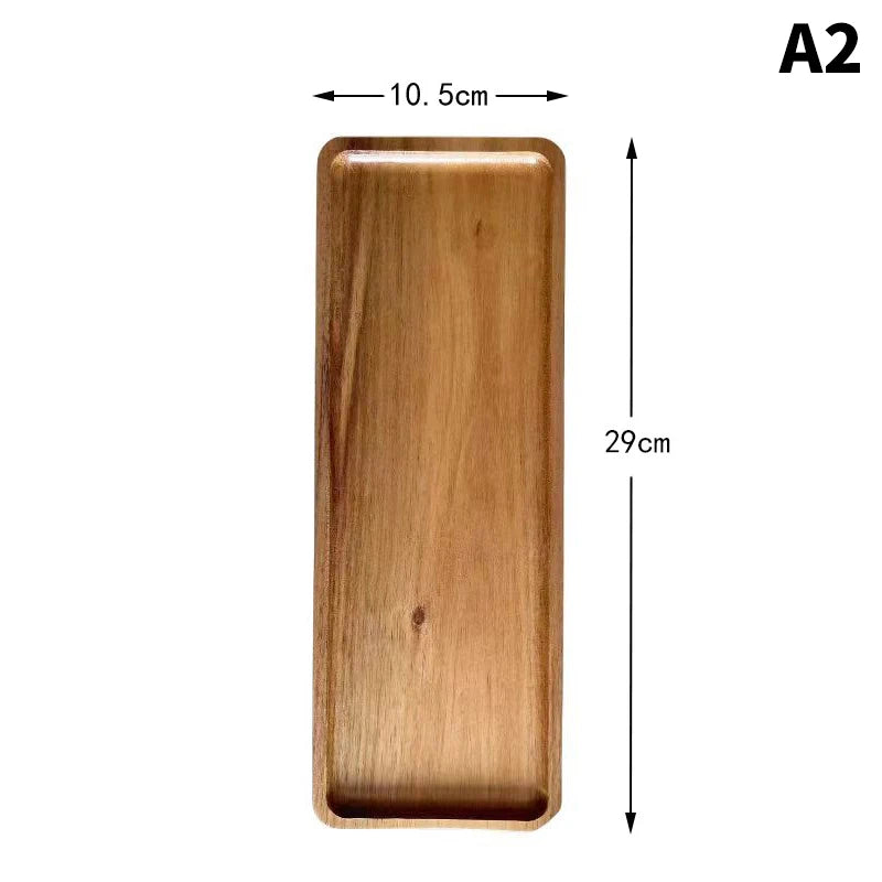 Wooden Serving Trays Oval Wood Tray Platters for Serving
