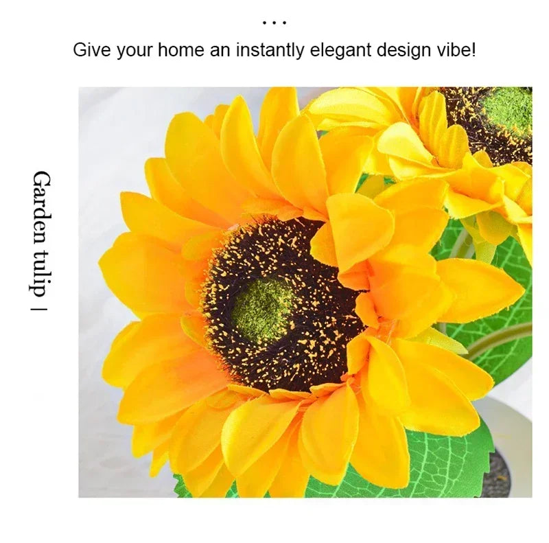 Rechargeable Sunflower LED Night Light