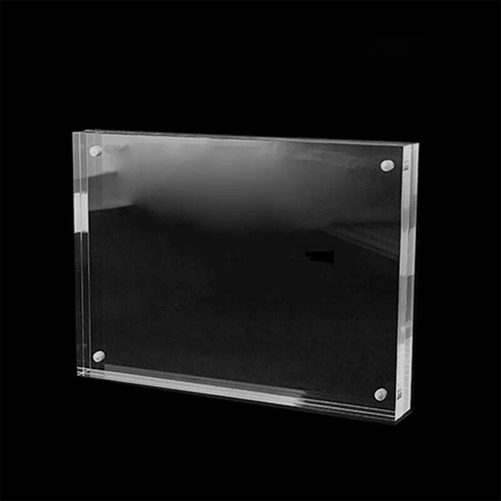 Clear Acrylic Magnetic Photo Block