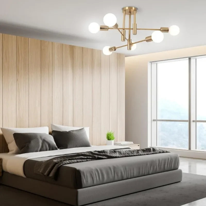 Nordic Branch Sputnik Ceiling Chandelier