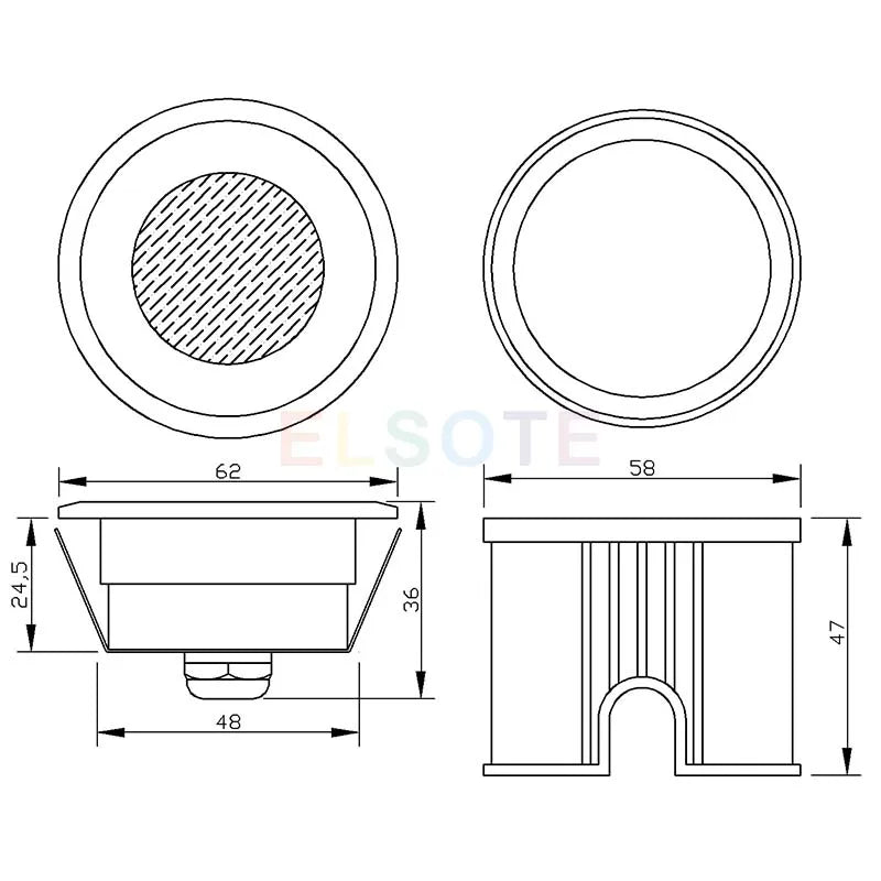 Outdoor Waterproof Led Lamp Garden Deck Terrace