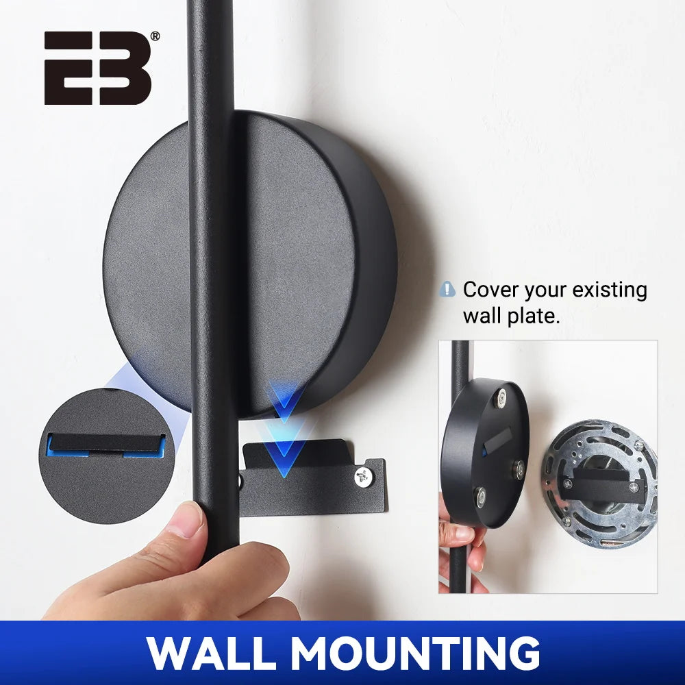 2-pack Rechargeable Wall Light LED 50 80cm Dimming Wall Sconce with