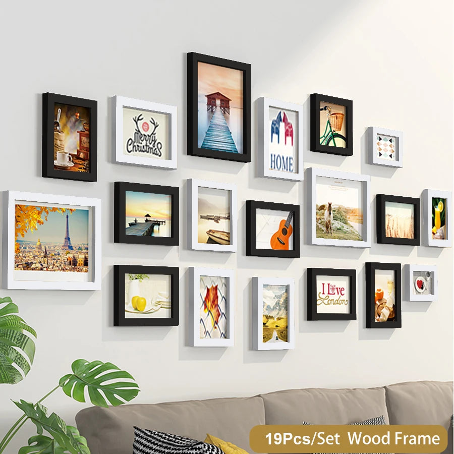 Wooden Photo Frame Set