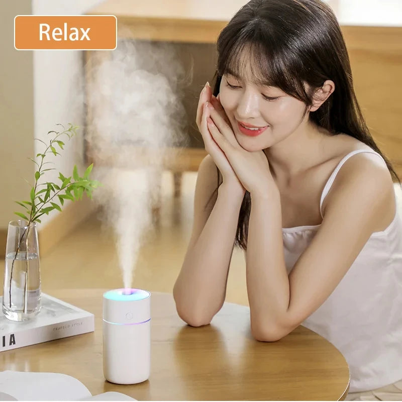 Colorful Portable Mini Air Humidifier USB Rechargeable Wireless
