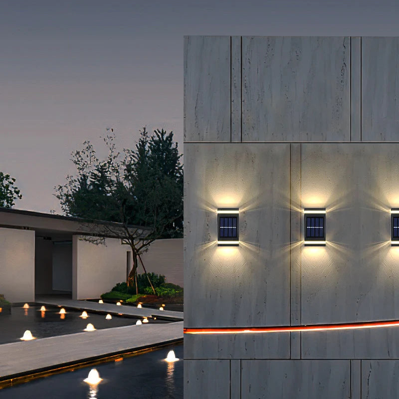 6 LED Solar Wall Washer Light