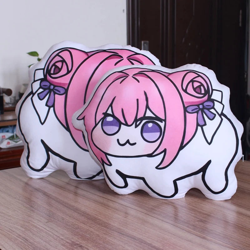 Extra Soft Pink Fluffy Dog Plush Pillow Bed Sofa Cushion with Non-Slip