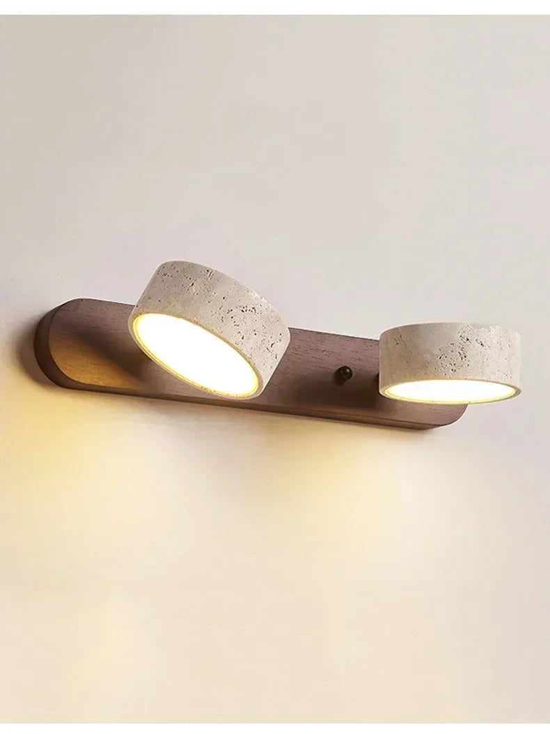 Travertine Spot Wall Light