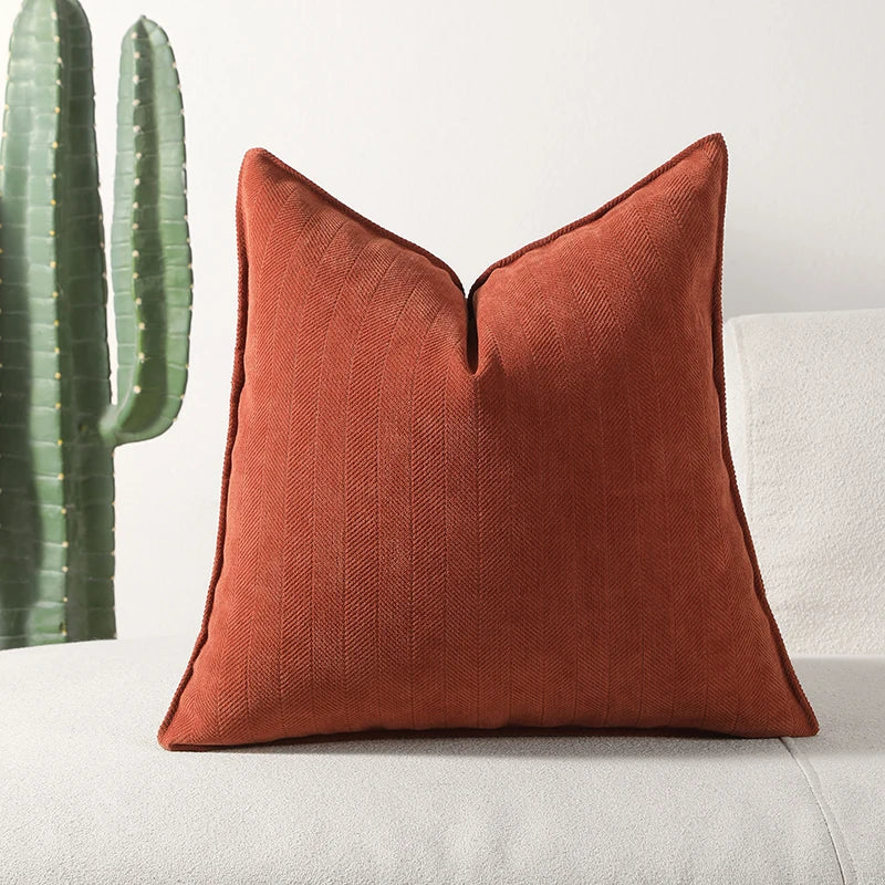 MACT Decorative Pillow Covers Soft Chenille Couch Throw Pillow