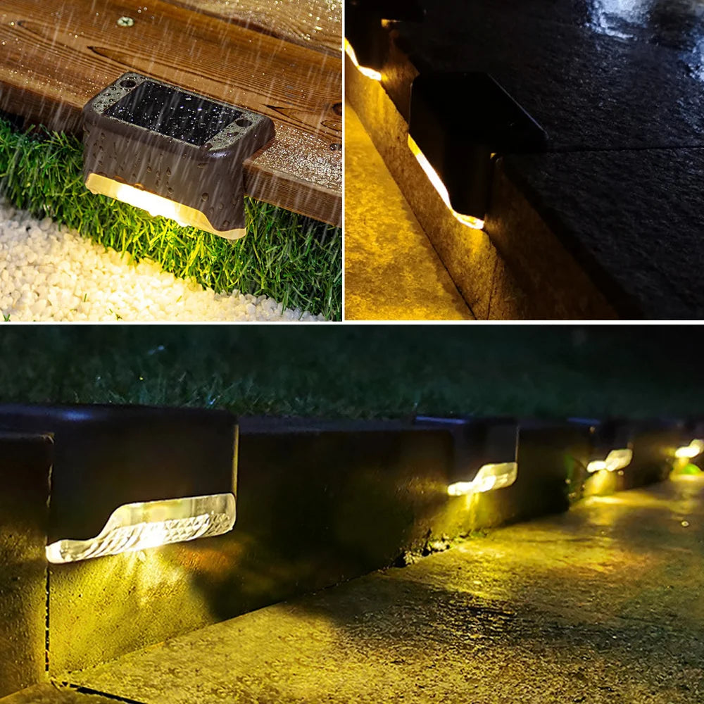Solar Stair Step Path Light