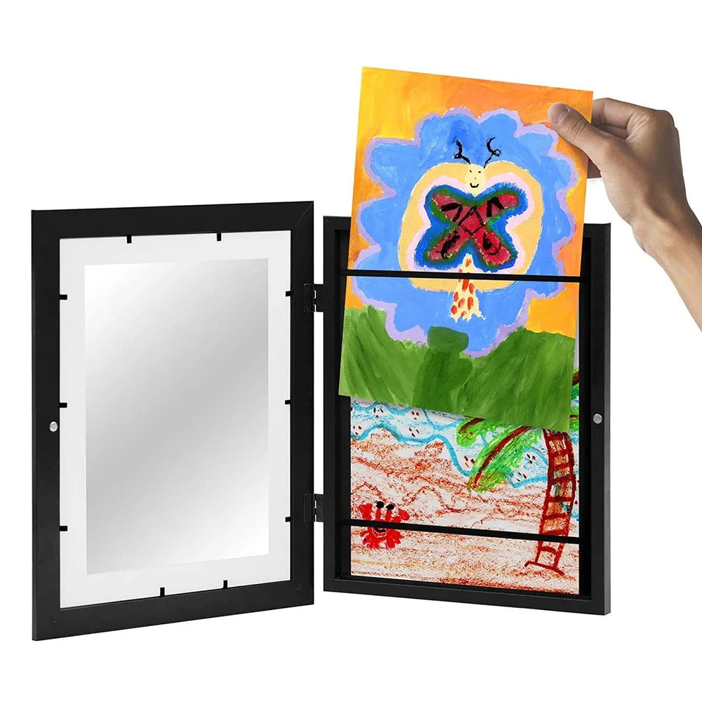 Front Opening Kids Art Display Frame