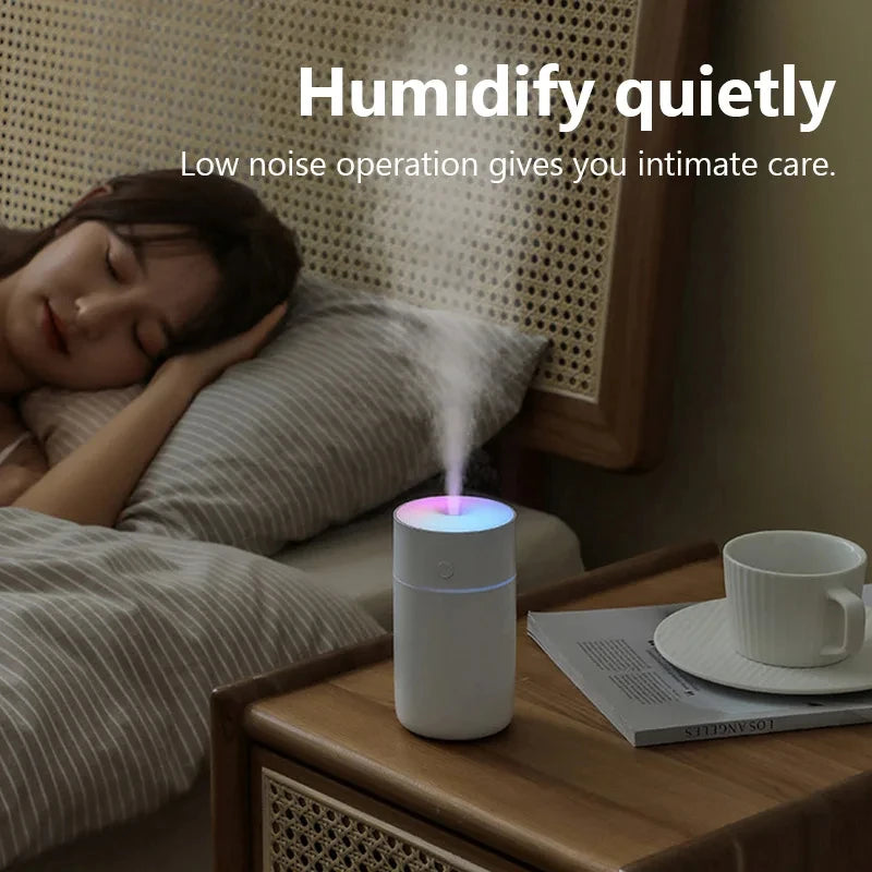 Colorful Portable Mini Air Humidifier USB Rechargeable Wireless