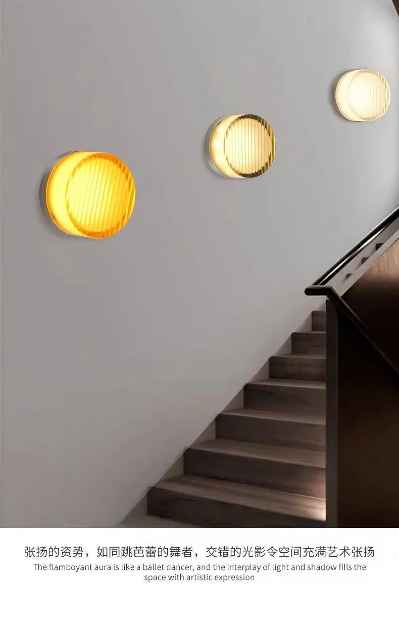 Round Acrylic LED Wall Sconce